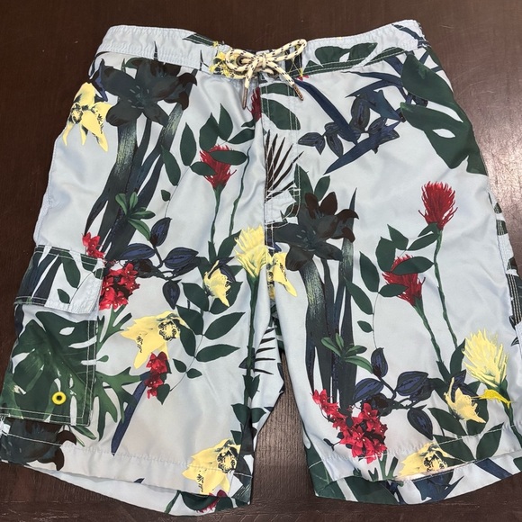 Tommy Bahama Relax Men’s Tropical Print Bathing Suit Swim Trunks SIze Medium - Picture 1 of 10